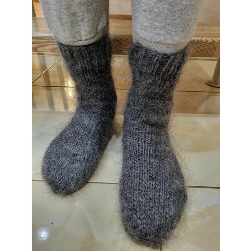 Носки , размер 39-43, серый носки женские пуховые