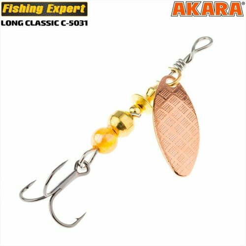 фото Блесна вращающаяся akara c-5031, 6 г, цвет cu 153 (комплект из 5 шт)