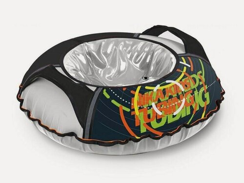 Изображение товара Тюбинг "Nika NT-100", диаметр 100см, максимальная нагрузка 130кг, цвет серебристый