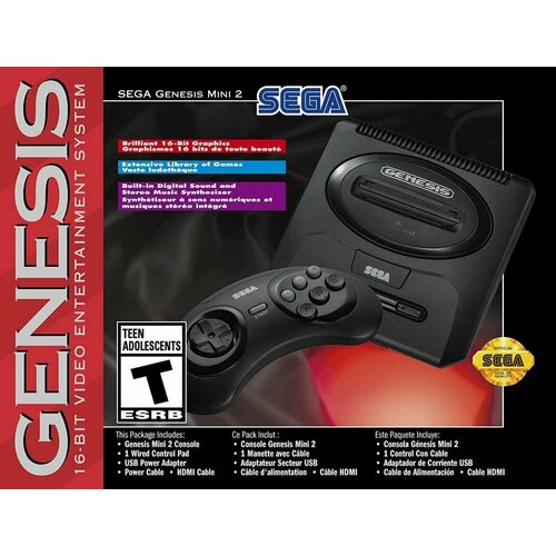 Игровая приставка SEGA Mega Drive Genesis Mini 2 21890₽