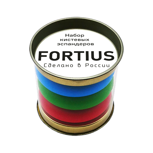 Набор кистевых эспандеров Fortius тубус 10, 20, 30 кг. (One Size) набор кистевых эспандеров fortius 3 шт 5 10 20 кг подложка