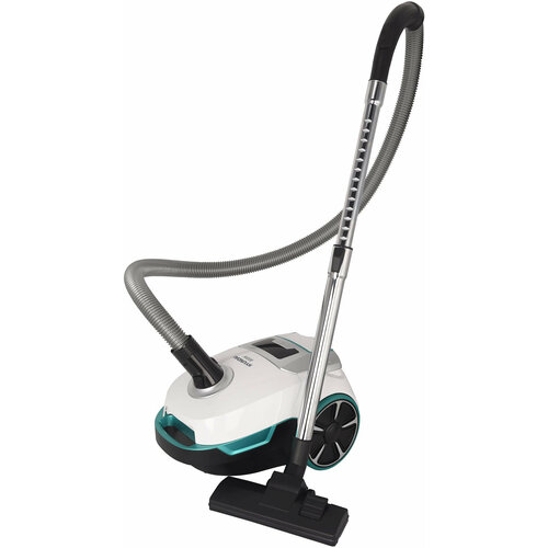 Пылесос Hyundai HYV-B4050, 800 Вт, для сухой уборки, бело-бирюзовый — купить, цена, характеристики