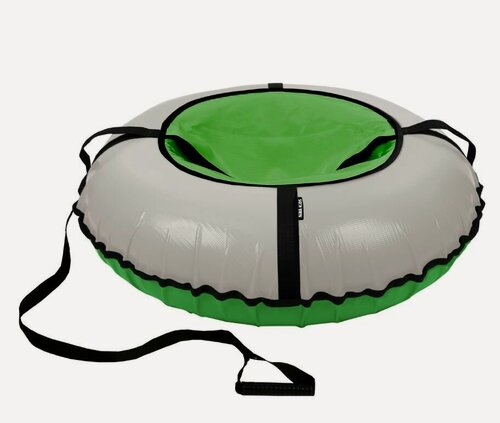 Изображение товара Тюбинг Nika ТБЭ-Т100, серебро/светло-зеленый, 100 см, ТБЭ-Т100/СР