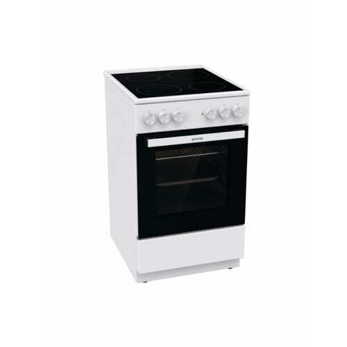 Кухонная плита GORENJE GEC5A12WG-B плита электрическая gorenje gec5a12wg b