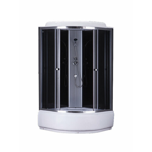 Душевая кабина COSTABELL SW-6690A BLACK (900×900×2150) высокий поддон