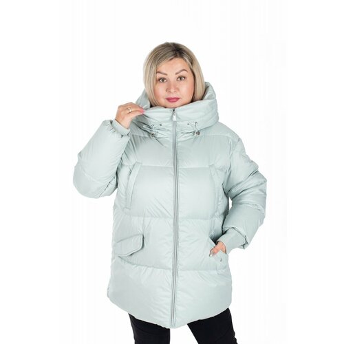 фото Пуховик conso wear, размер 44, голубой