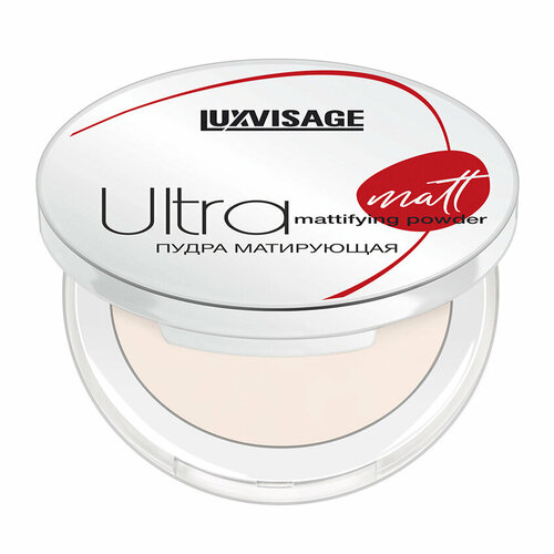 Пудра компактная для лица LUXVISAGE ULTRA MATT тон 102 natural пудра для лица luxvisage пудра компактная для лица ultra matt