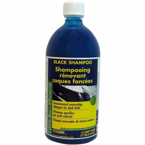 фото Шампунь для корпуса тёмного цвета black shampoo mattchem marine