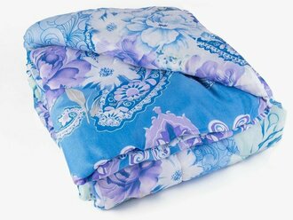 Одеяло, размер 172х205 см, цвет микс, синтепон