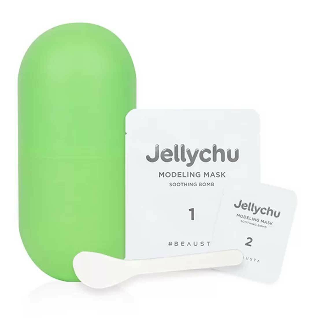 Моделирующая восстанавливающая маска д/лица BEAUSTA Jellychu Modeling Mask (Soothing Bomb)50г*2шт+5г - фото №3