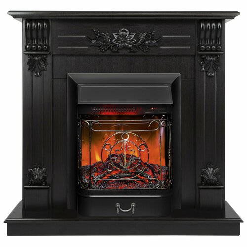 Электрокамин RealFlame OTTAWA R STD/EUG DN-F818 с очагом Majestic Lux Black