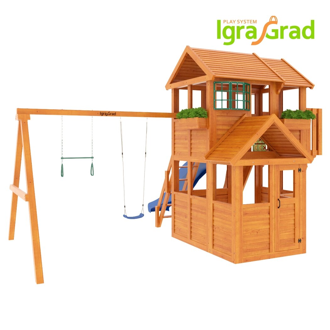 Детский городок IgraGrad Клубный домик 3 Luxe