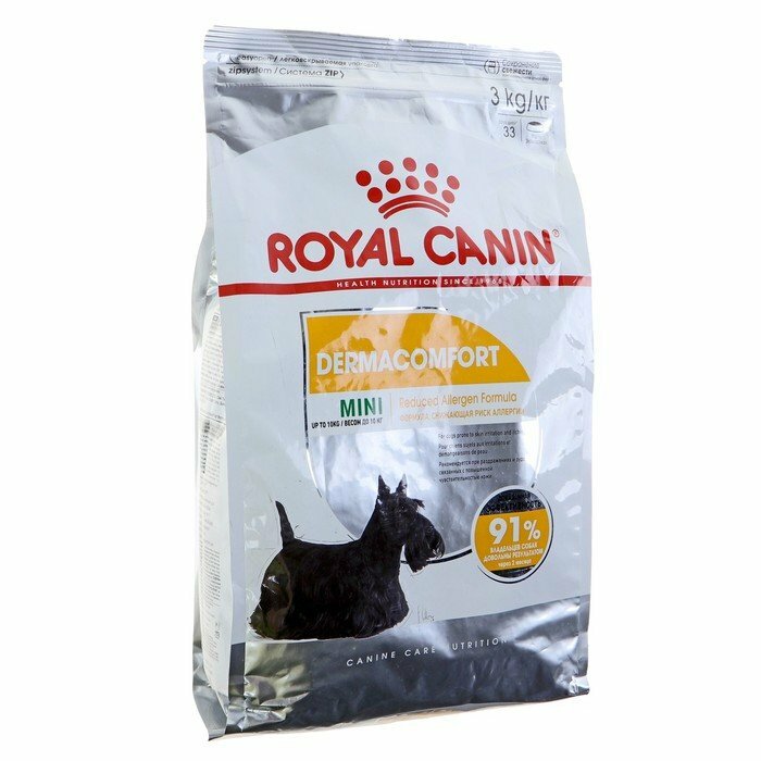 Сухой корм для собак Royal Canin Mini Dermacomfort 1 кг - фото №14