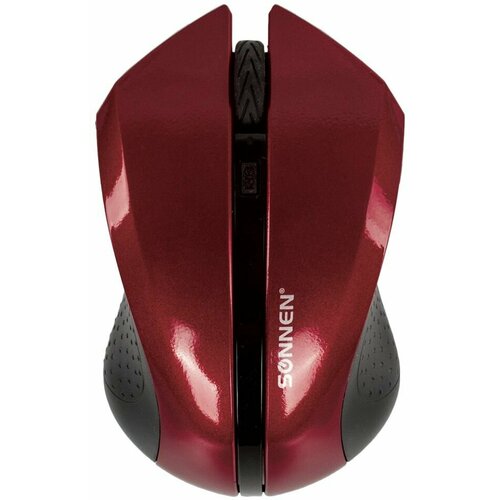 Мышь беспроводная Sonnen WM-250Br USB1600dpi 3 кнопки1 колесо-кнопка оптическая бордовая х2шт 79800₽