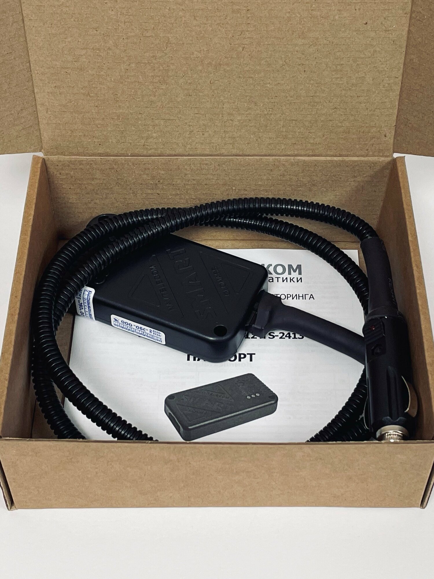 ГЛОНАСС GPS трекер Навтелеком S-2413 в прикуриватель со штекером — фото 1