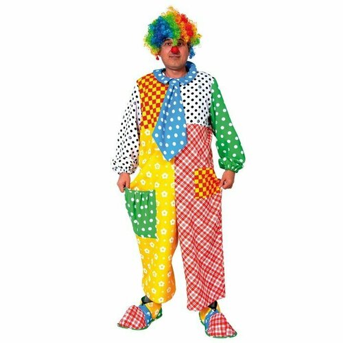 фото Карнавальный костюм «клоун клёпа», без ботинок, р. 52-54, рост 182 см карнавалофф