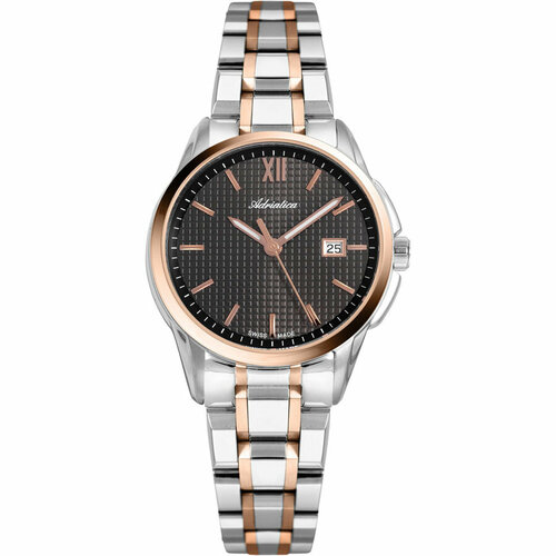 фото Наручные часы adriatica pairs a3190.r166q, черный