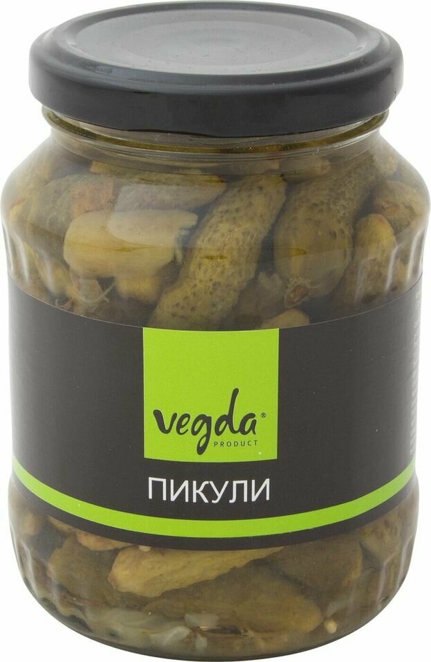 Огурцы Vegda Product пикули 370мл