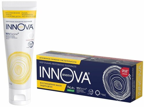 Innova / Зубная паста Innova Sensitive Восстановление эмали и здоровье десен 75мл 3 шт