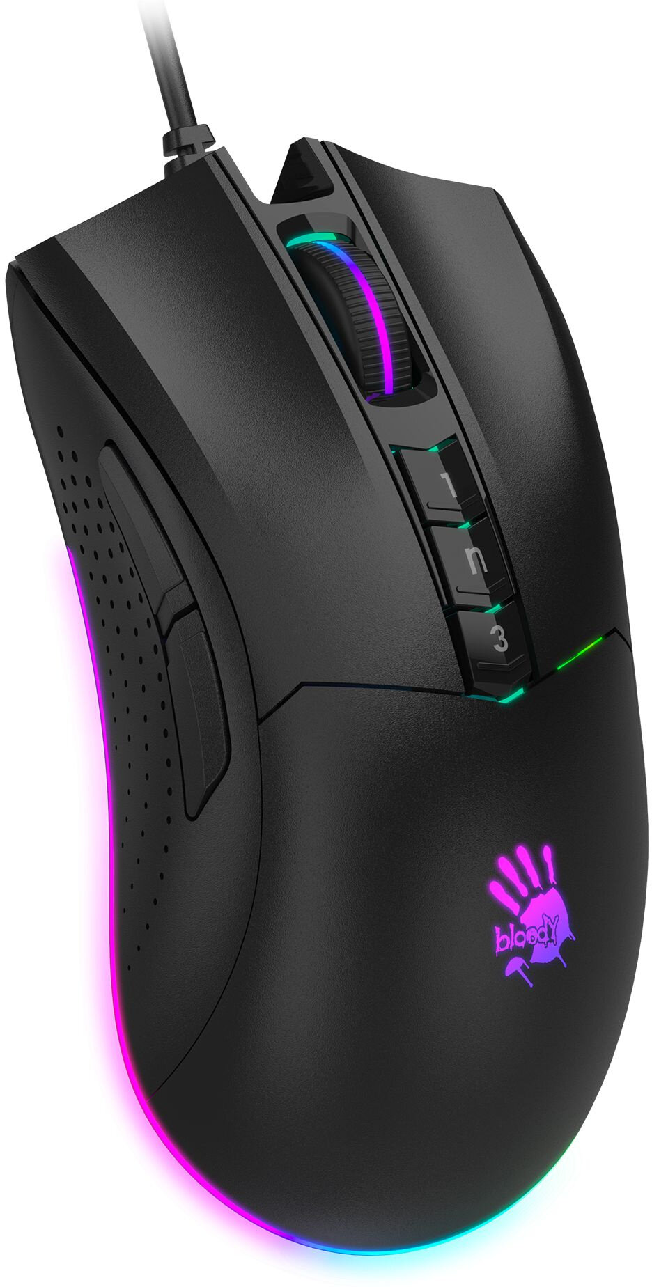Мышь A4Tech Bloody P90s, черный (p90s stone black) - фото №4