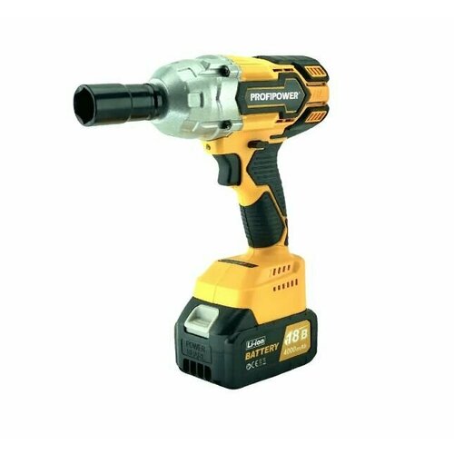 Бесщеточный аккумуляторный ударный гайковертвинтоверт ProfiPower 18V в кейсе 600 Hm 40Ач 1174900₽