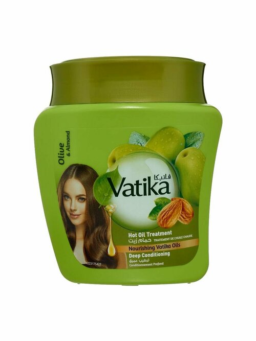 Маска для волос с оливой и миндалём Vatika 500г