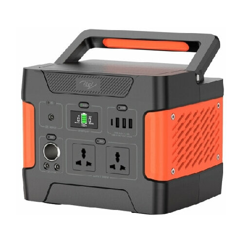 Мобильный аккумулятор Itel Solar Generator 600(ISG-65) 150000mAh 5A черный/оранжевый блок питания sp a 12v 100w 8 3a