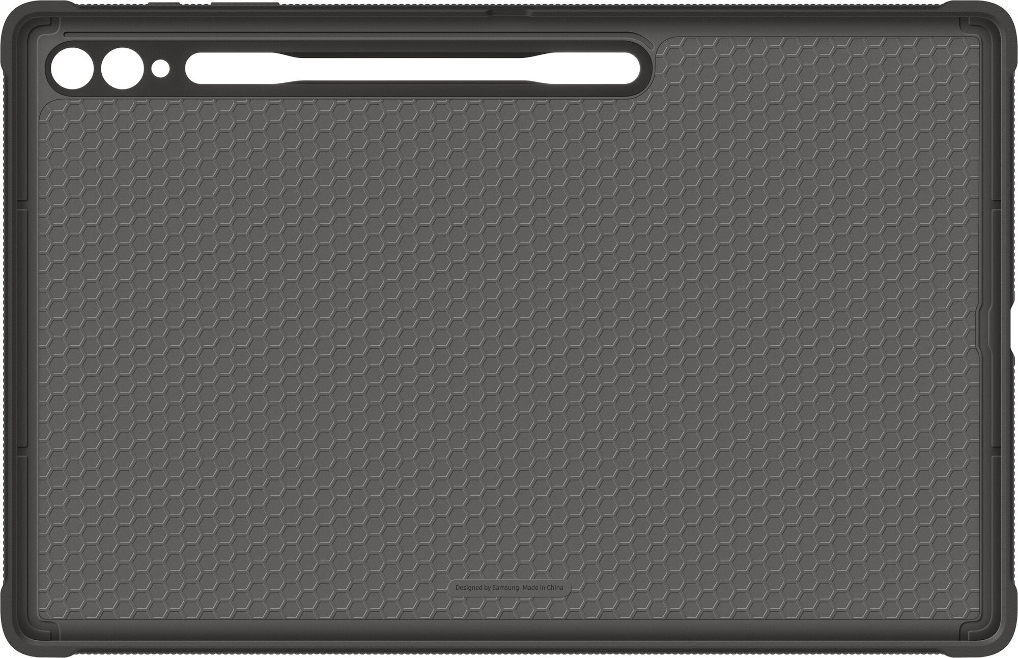 Чехол Samsung для Galaxy Tab S9 Ultra Outdoor Cover, поликарбонат, титан (EF-RX910CBEGR)