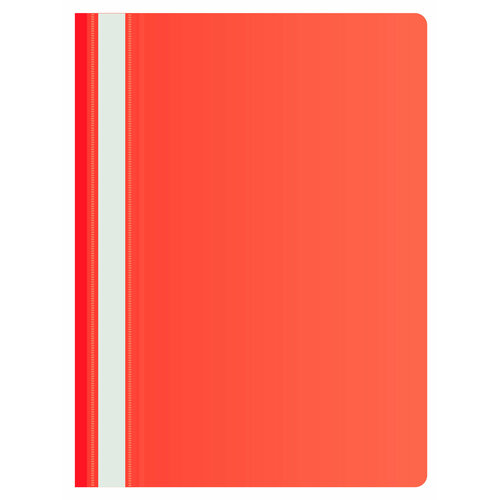 Папка-скоросшиватель Buro -PSE20BU/RED A4 прозрач. верх. лист пластик красный 0.11/0.13