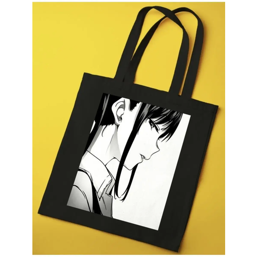 фото Сумка шоппер kyle, фактура матовая, гладкая, черный