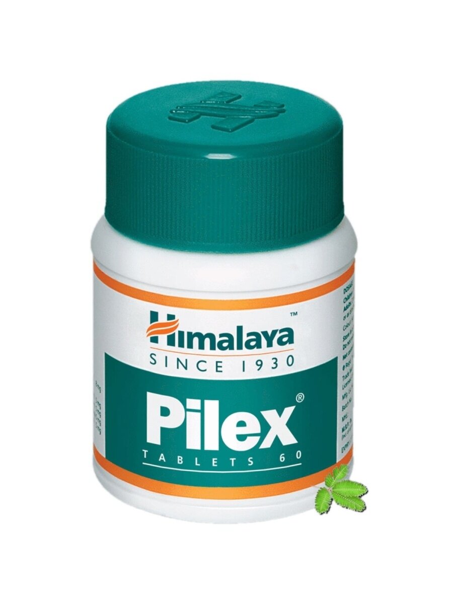 Pilex (Пайлекс) средство от геморроя и тромбофлебита 60 т./ Himalaya Herbals / Himalaya / Гималая