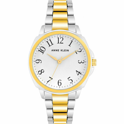 фото Наручные часы anne klein часы anne klein 4055wttt, белый, желтый