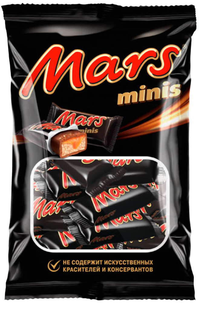 Конфеты MARS Minis c нугой и карамелью, 182г