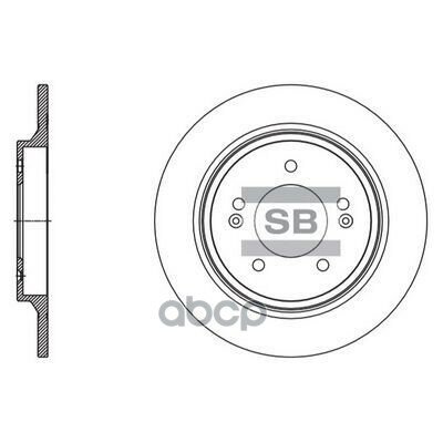 Диск Тормозной Sangsin brake арт. SD1131