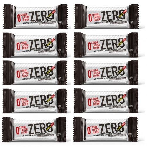 фото Power pro протеиновый батончик 40% zero 10 шт 50 гр (power pro) шоколадный крем