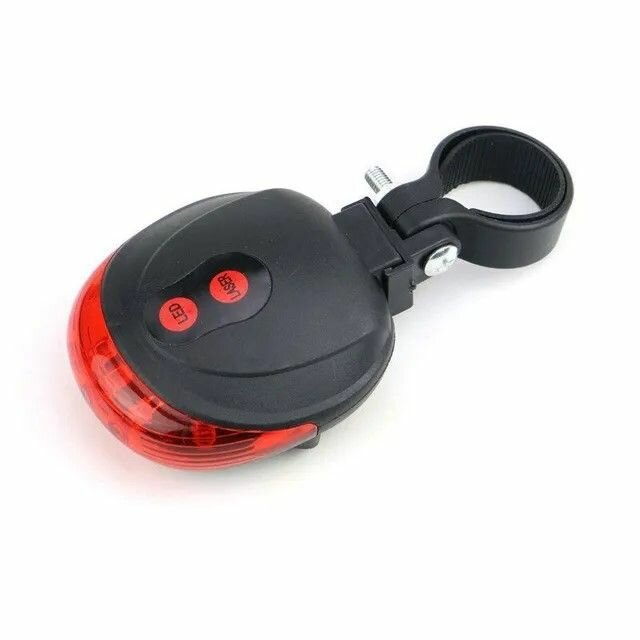 Фонарь велосипедный задний на батарейках ААА