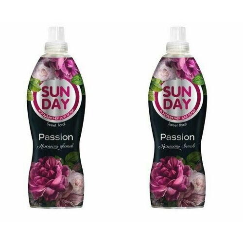 Сонца Кондиционер для белья Sweet Floral Passion, Sunday, 1000 мл - 2 шт
