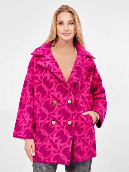 Пальто  Pinko, размер 36, фуксия