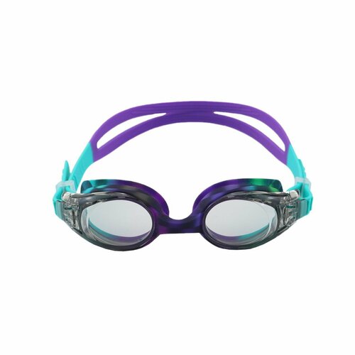 Очки JR-G1600M подростковые зеркальные (Violet/Turqoise) очки для плавания barracuda антизапотевающие зеркальные линзы уф защита для взрослых 73410