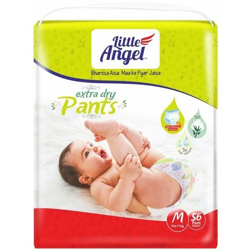 Подгузники-трусики Little Angel Extra Dry 3 M 5-7кг 36-48см 56шт х2шт