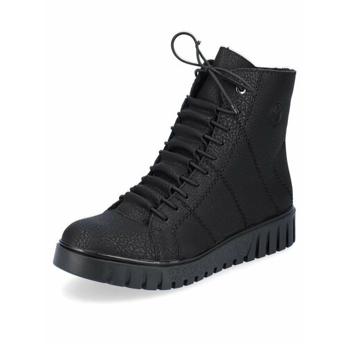 фото Ботинки rieker, размер 38, черный