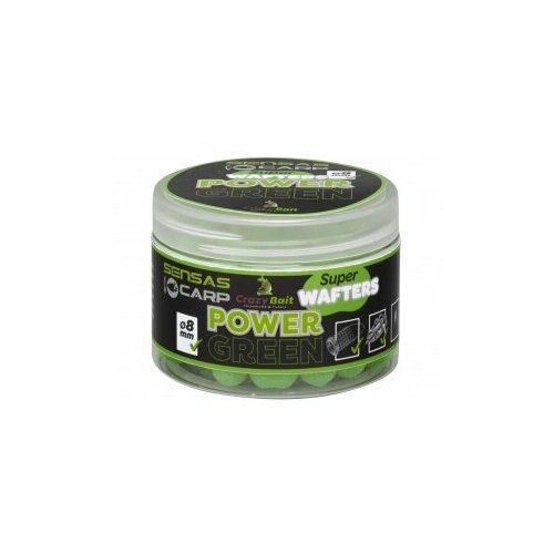 Мини бойлы нейтральные Sensas CRAZY POWER GREEN 8мм 0.08кг