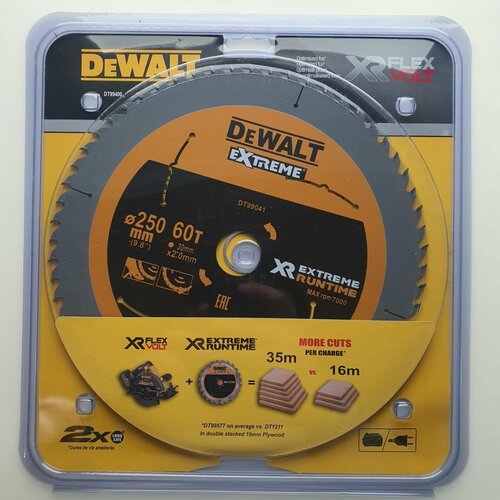 Диск пильный DeWalt 250x30mm 60T Flex Volt пильный диск dewalt dt90250