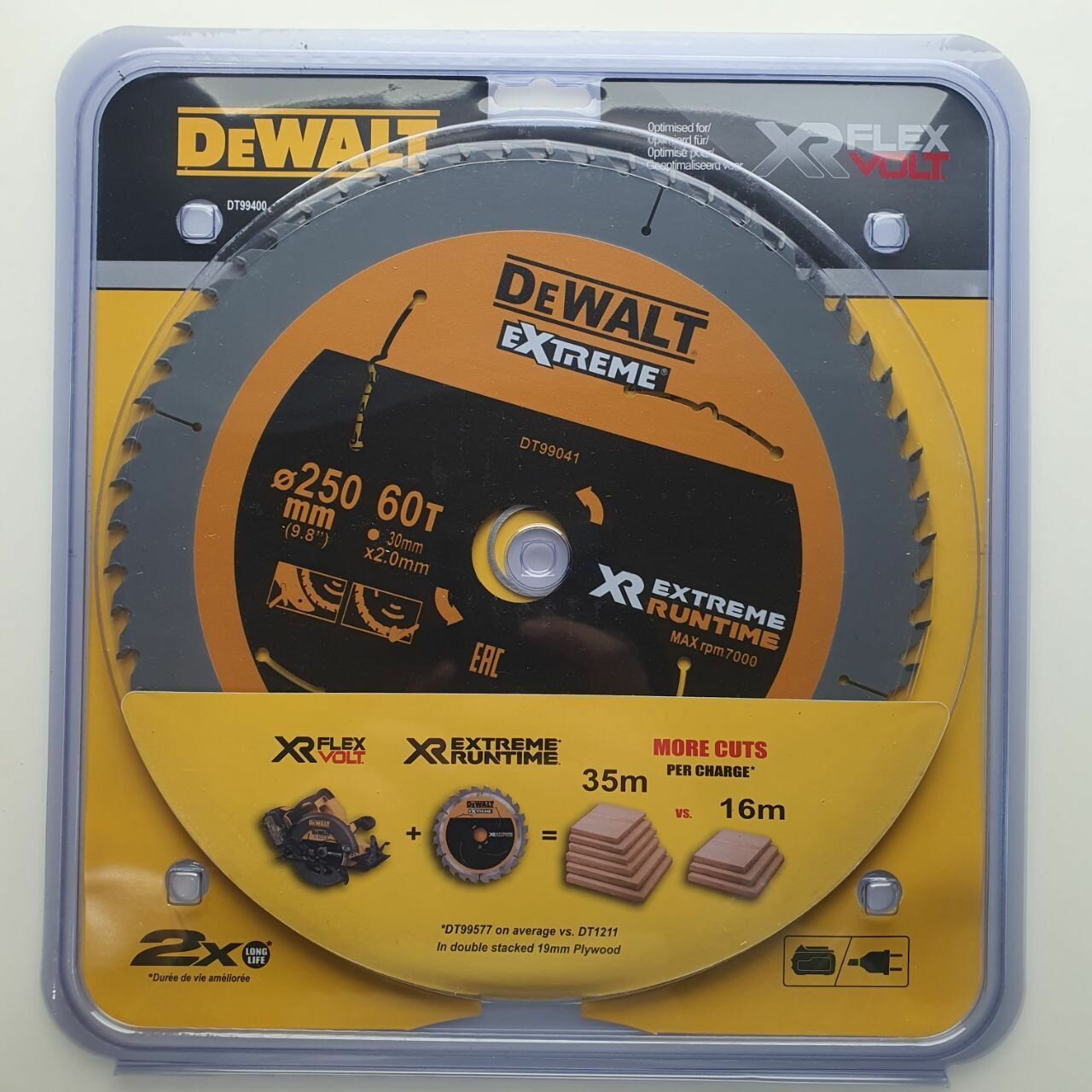 Диск пильный DeWalt 250x30mm 60T Flex Volt