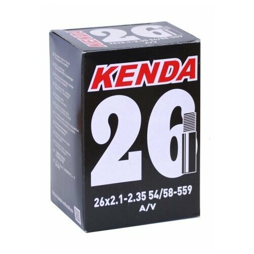 Велокамера Kenda 26x2.125-2.35, Extreme, a/v, толщина стенки 0.87 мм велокамера kenda 26 x2 35 2 75 extreme стенка 1 20 мм a v 512685