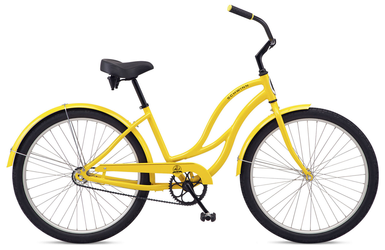 Женский велосипед Schwinn Alu 1 Women (2022) 26 Желтый