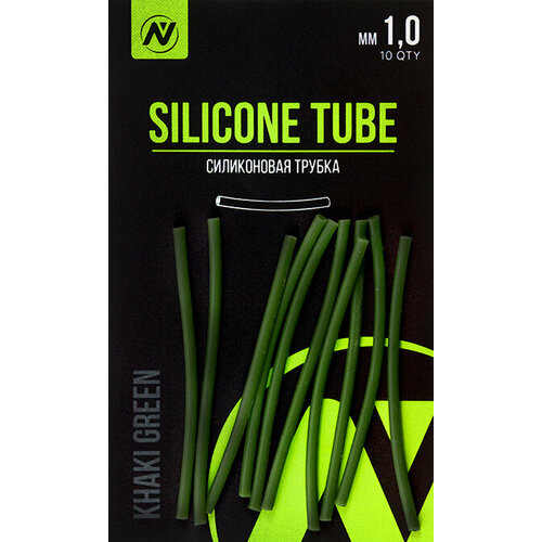 фото Трубка силиконовая vn tackle silicone tube 1,0мм khaki green