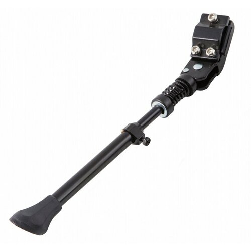 фото Подножка регулируемая алюминиевая, крепление на перо, черная, 20"-29" qwe