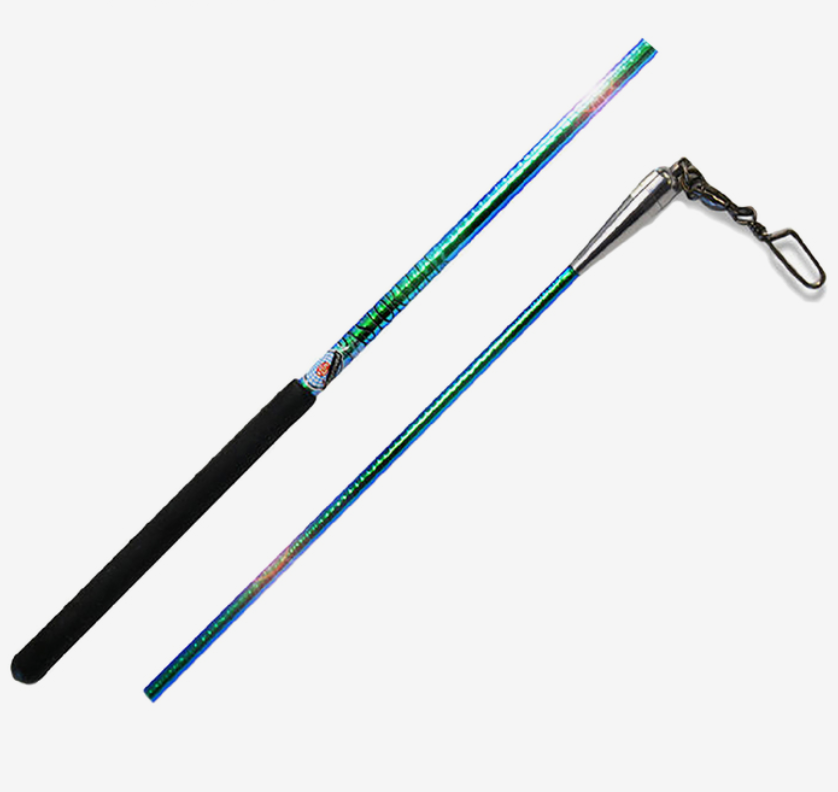 Палочка PASTORELLI для ленты с держателем 59.5 ROTATOR LASER Сине-Зелёная 03887