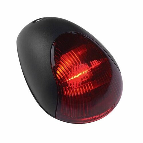 Бортовой огонь красный вертикальное крепление черный пластик 4901₽